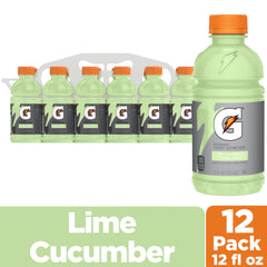 Gatorade Thirst Quencher Lime Cucumber label highlights electrolytes and energy blend