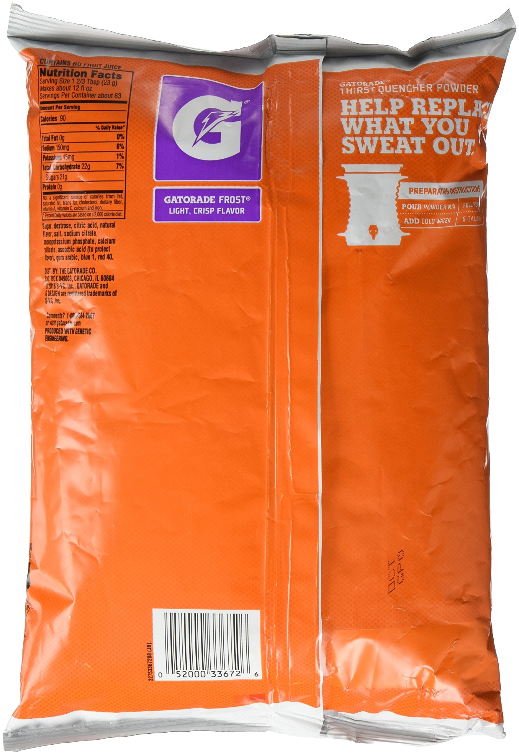 Gatorade Thirst Quencher Powder Purple Frost Riptide Rush serving option for post-workout refreshment