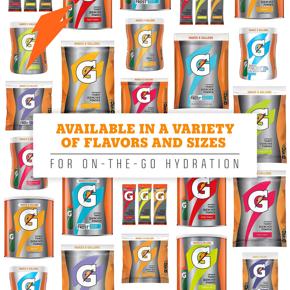 Gatorade Thirst Quencher sticks on field for sustained energy and electrolytes