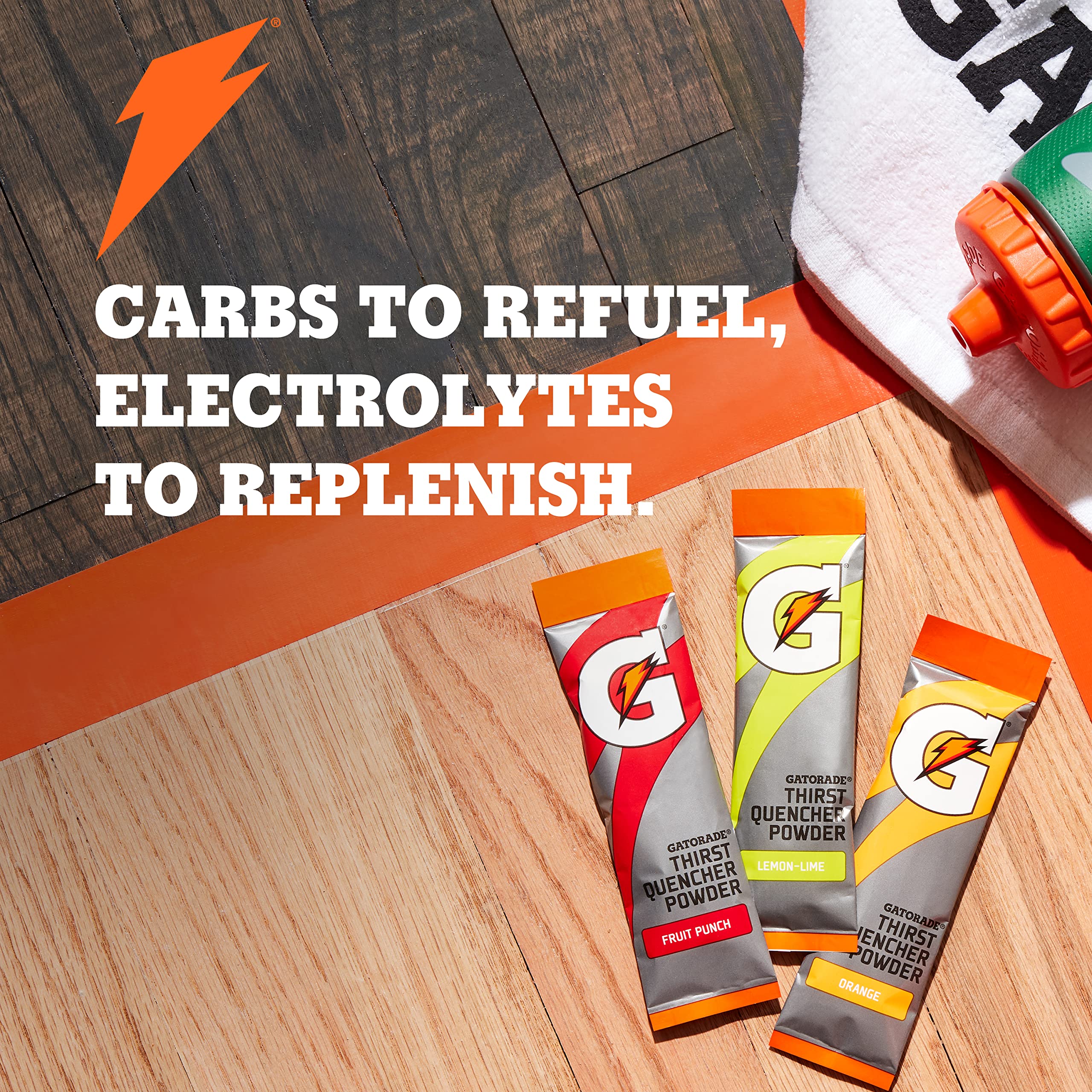 Gatorade Thirst Quencher lemon lime sticks for quick electrolyte replacement