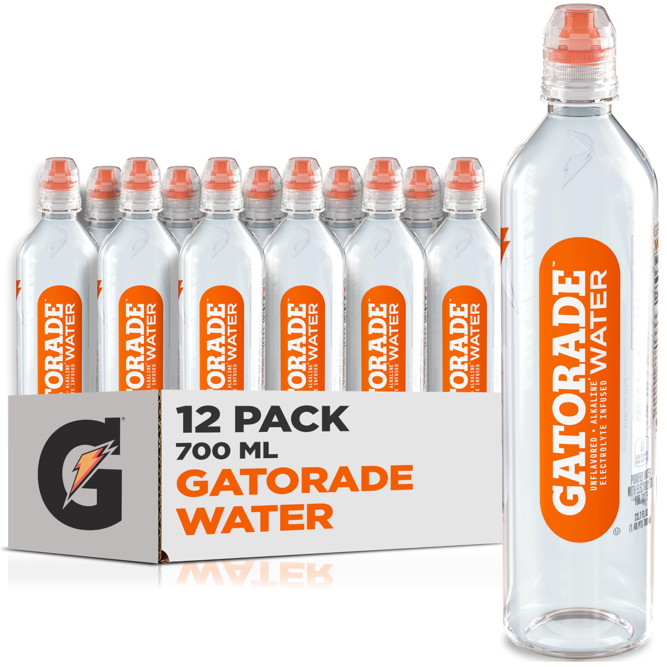 Gatorade Water 700ml bottle for on-the-go hydration.