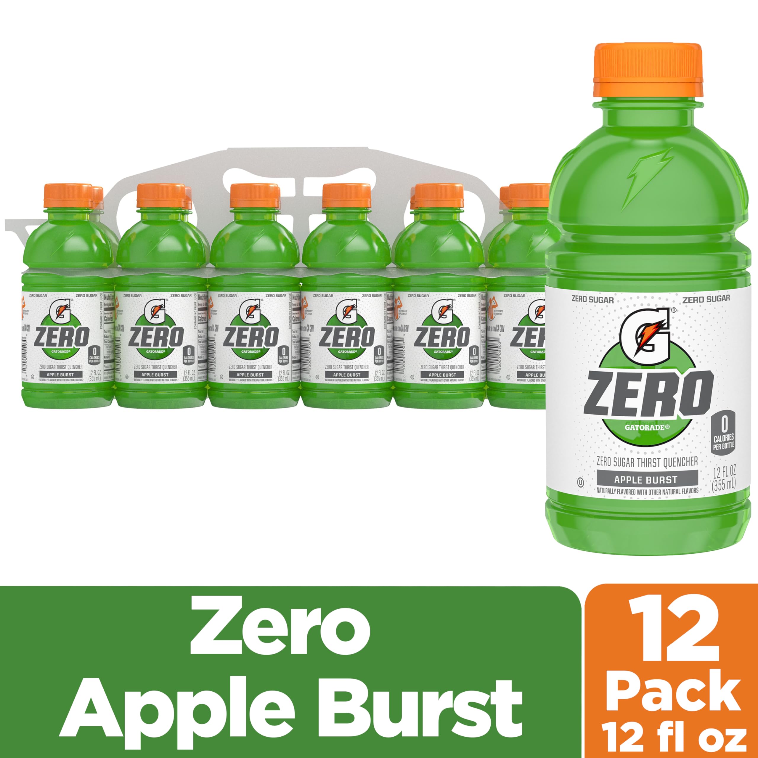 Apple Burst flavor in a chilled bottle for post-workout recovery