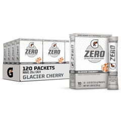 Gatorade G Zero Glacier Cherry packet for on-the-go zero-sugar hydration