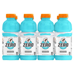 Gatorade Zero Glacier Freeze bottle for workouts with zero sugar and electrolytes.