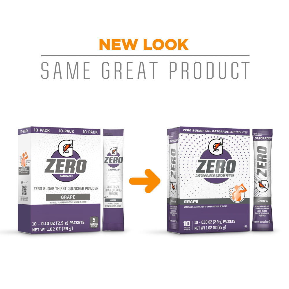 Gatorade G Zero grape fitness bottle prepared for training.