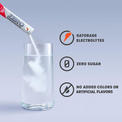 gatorade single stick closeup with tear line, convenient portioned hydration