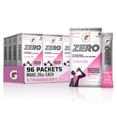 Gatorade Zero front box showing 12 boxes and packaging benefit
