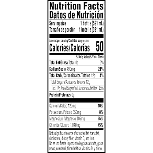 Gatorlyte 20oz bottle close-up showing tropical coconut flavor