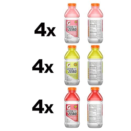 Gatorlyte Propel Berry packaging nutrition label highlights electrolytes and vitamins