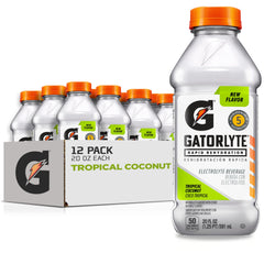 Gatorlyte rapid hydration bottle in Tropical Coconut for quick hydration