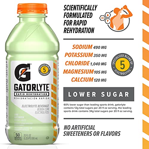 Gatorlyte 12-bottle pack front view, convenient hydration supply