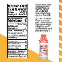 Front view of Gatorlyte Zero Strawberry Kiwi bottle with sleek label.