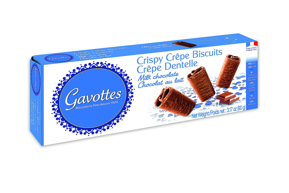 Gavottes mini crepes dunk in coffee for a quick indulgence