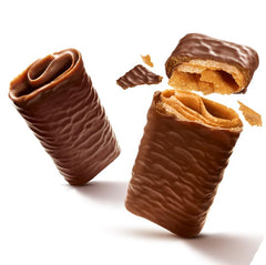 Gavottes open pack crispy crepes close up texture