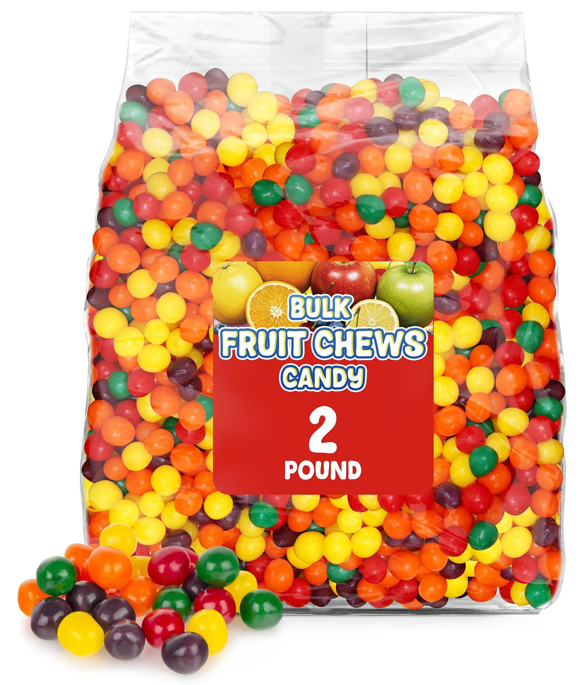 GEEOOLLAH bulk chewy fruit mix bag on kitchen counter ready for sharing