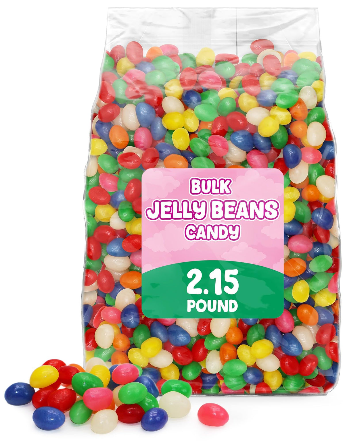 Geeoollah bulk classic jelly beans 2.15lb pack for party buffets and sharing.