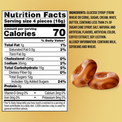 Geeoollah hard caramel coffee candy melt closeup—creamy center complements bold coffee flavor.
