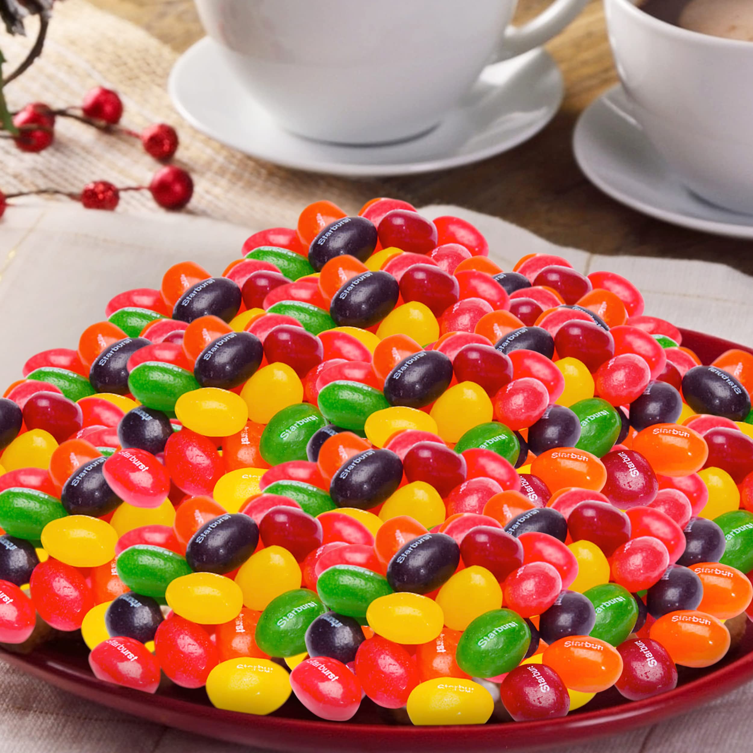 GEEOOLLAH Jelly Beans assorted flavors for colorful candy bowls and party favors.