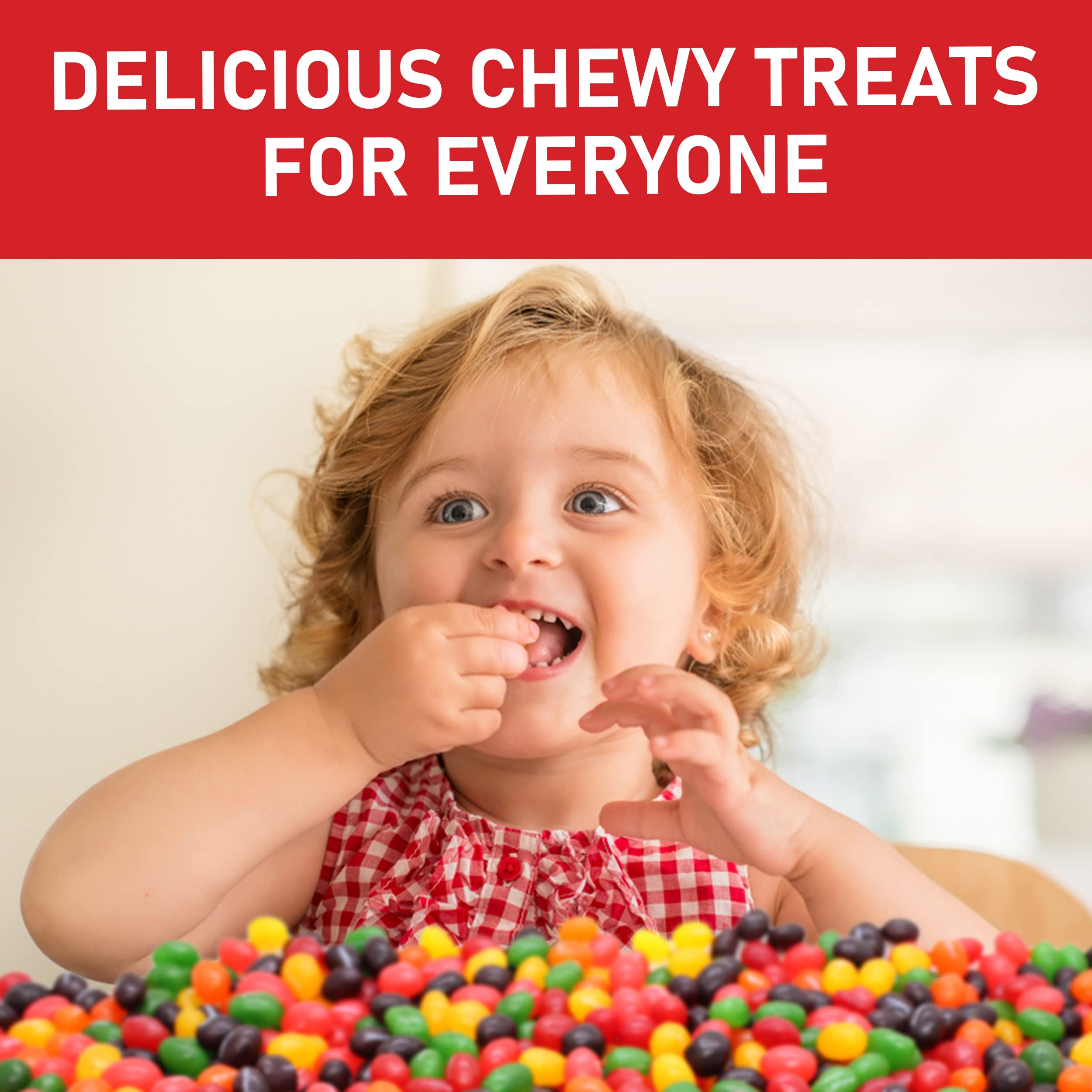 GEEOOLLAH Jelly Beans variety colors attract kids and adults alike.