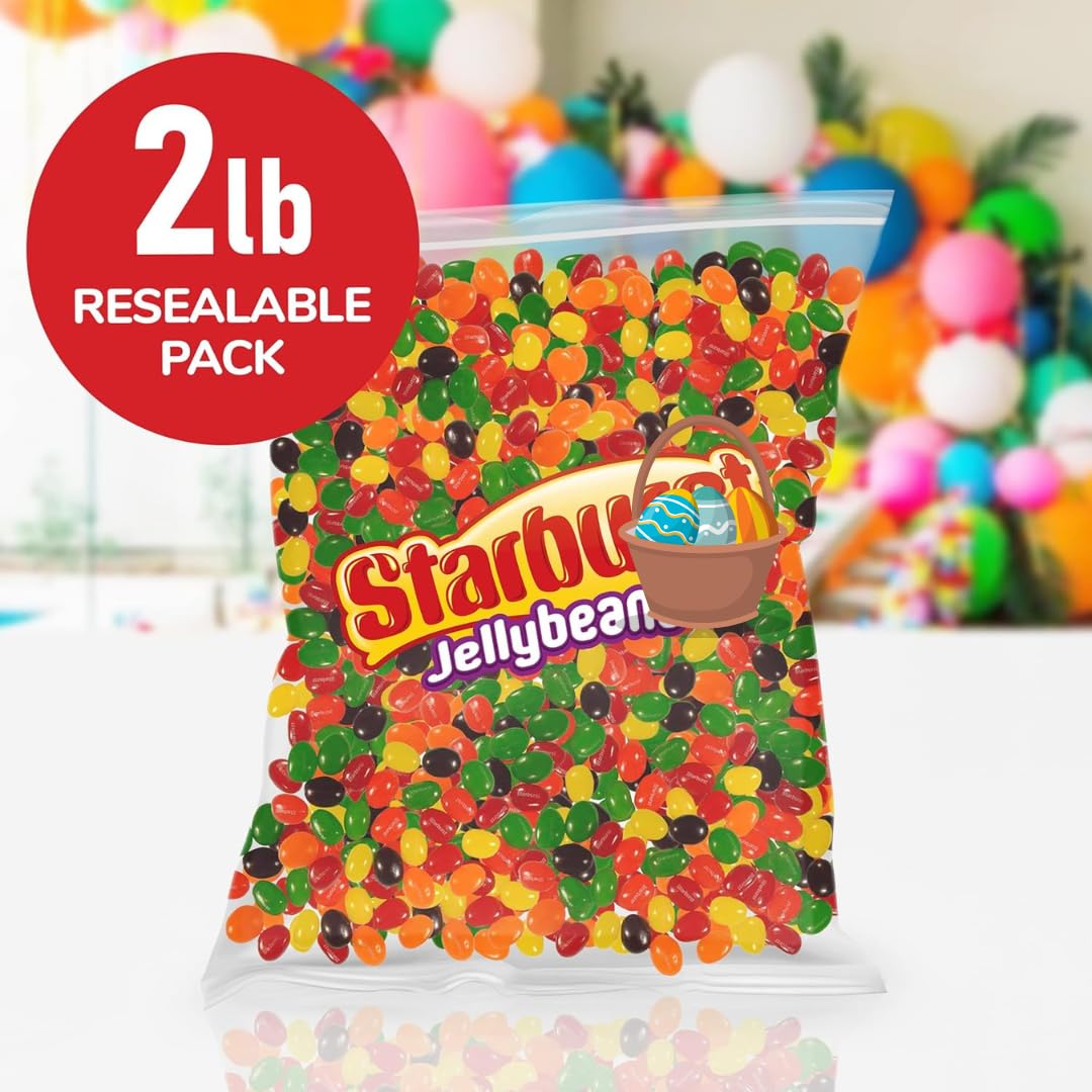 GEEOOLLAH Jelly Beans squishy texture delivers soft bite and juicy fruit taste.