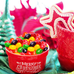 GEEOOLLAH Original Jelly Beans 5lb bulk, large resealable bag ideal for gatherings and stocking stuffers.
