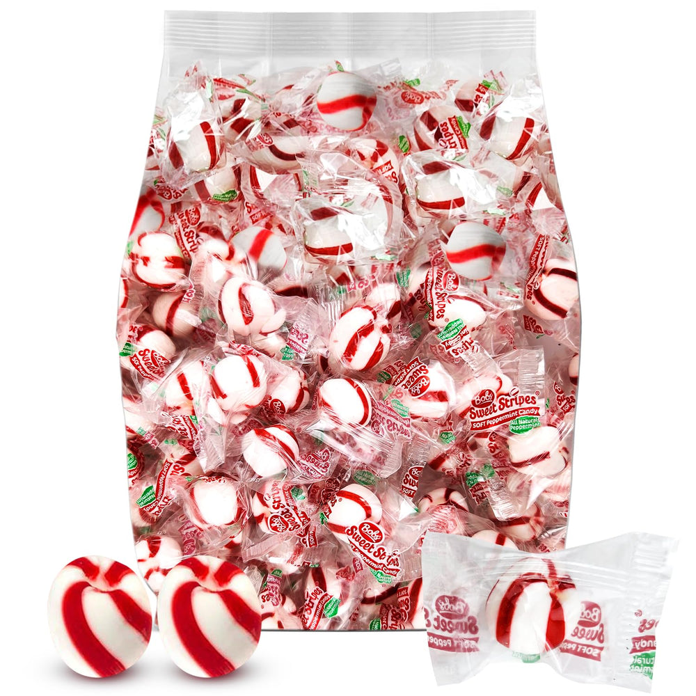 GEEOOLLAH soft peppermint balls in bulk, ideal for Valentine’s Day jars.