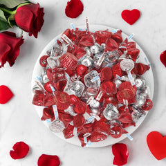GEEOOLLAH Valentine foil-wrapped candies ideal for party bowls