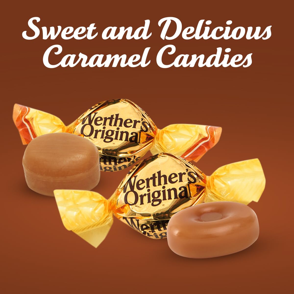 Gift-ready Werthers Original caramel mix in a festive display idea.