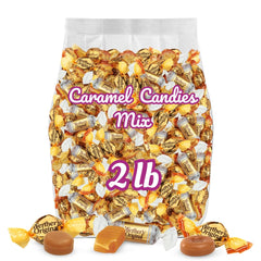 Werthers Original hard caramel candies on display, ideal for sharing at parties.