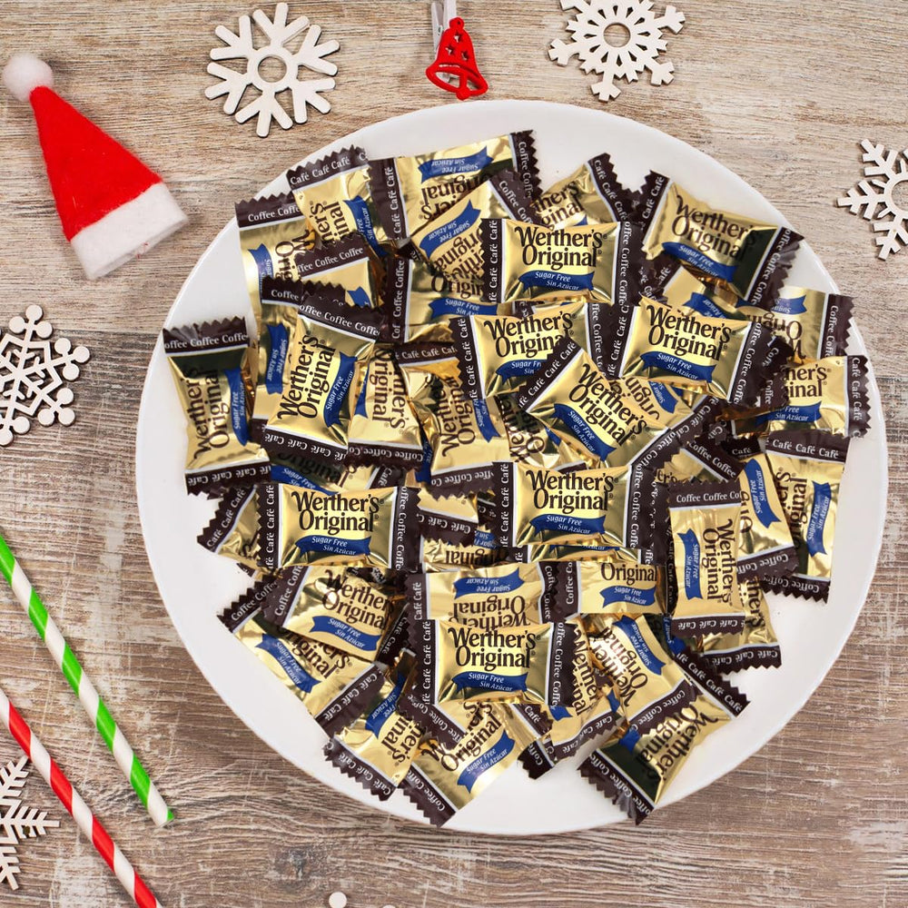 GEEOOLLAH Werther's sugar-free coffee caramel candy melts smoothly in your mouth