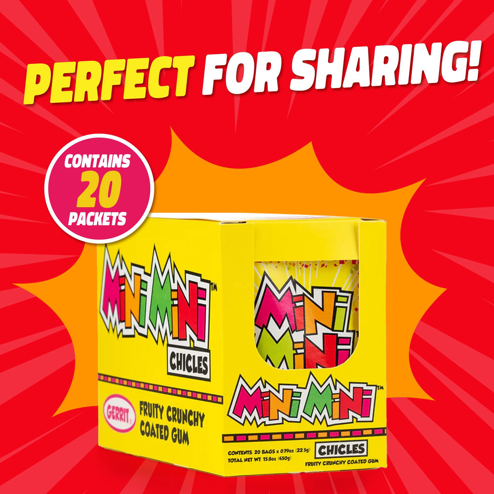 GeRRiT Gerrit's Mini-Mini Chicles ready to enjoy on the go