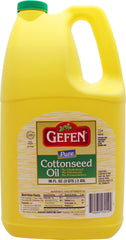 Gefen cottonseed oil 96oz pour bottle with handle for frying and kosher certified