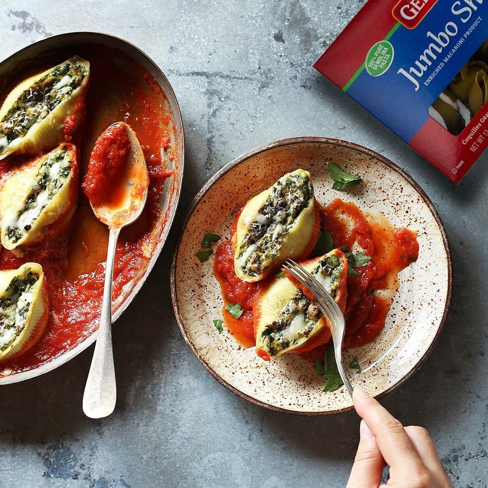 Gefen Jumbo Pasta Shells stuffed shells ready to bake with cheese or meat filling