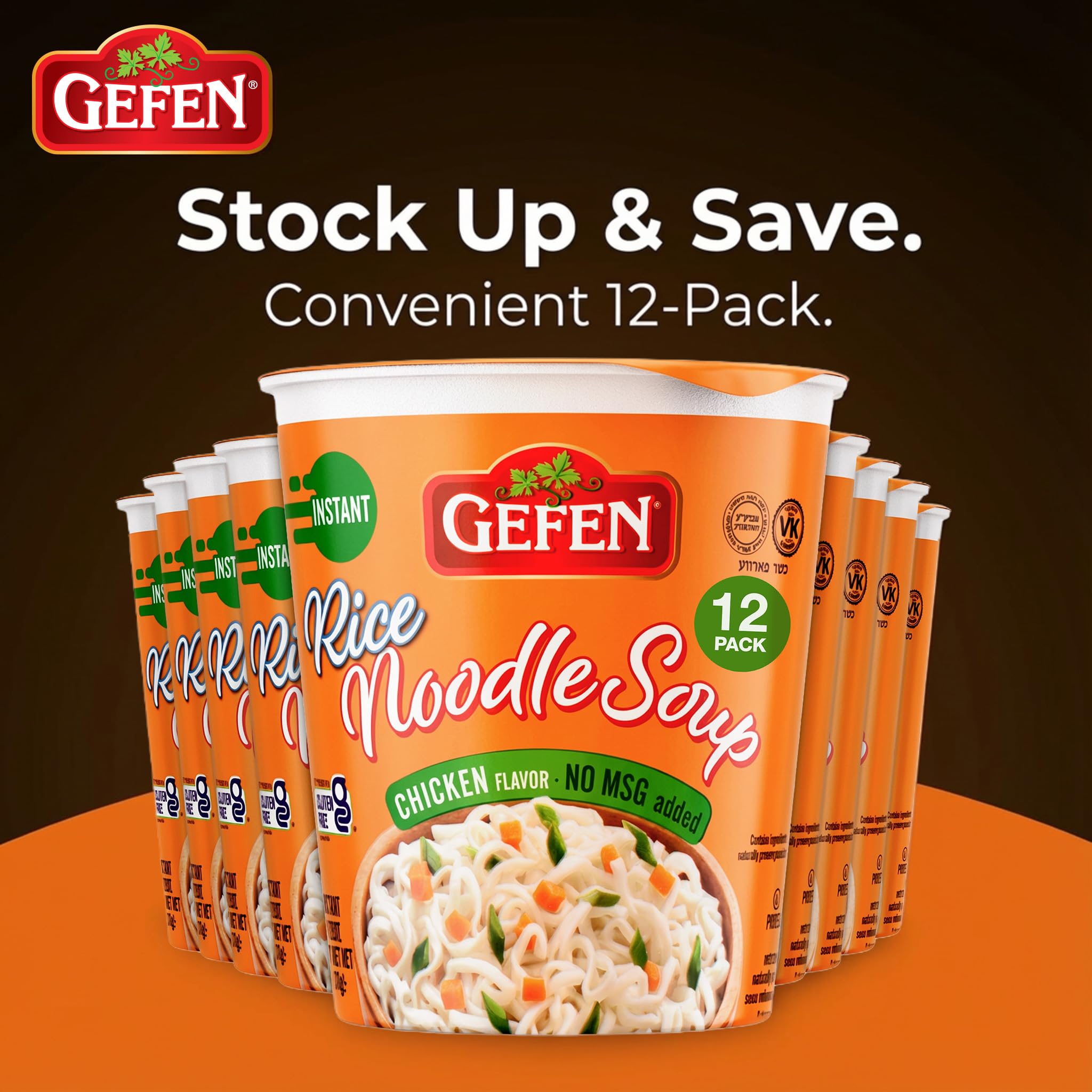 Gefen on-the-go snack for lunchboxes and dorm rooms.