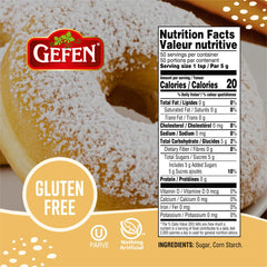 Gefen Confectioners Sugar dusting cakes and cookies for a delicate finish