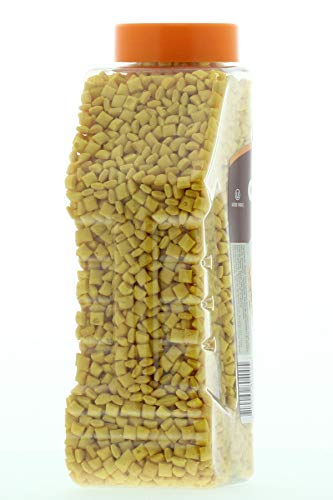 Gefen Mini Mandel croutons snack straight from the jar for quick traffic.