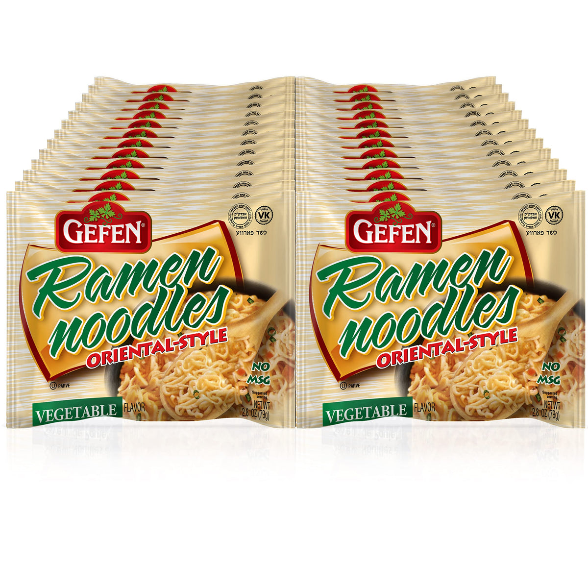 Gefen ramen vegetable flavor 3oz serving for quick meals