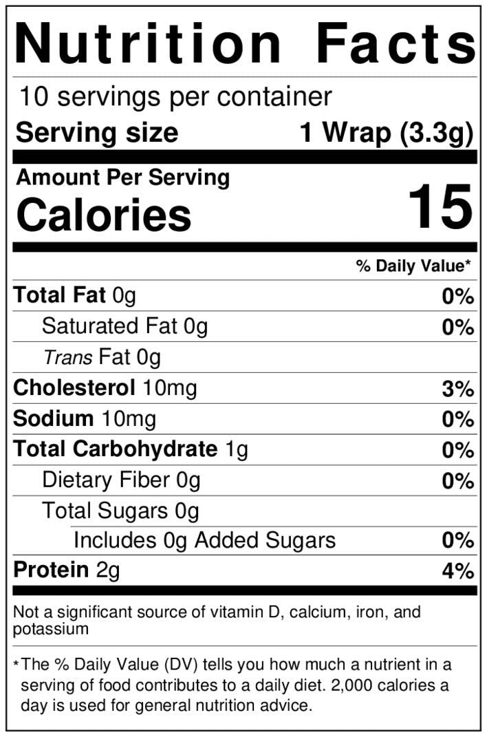 Wonder Wraps Original burrito rolled with filling for a quick meal