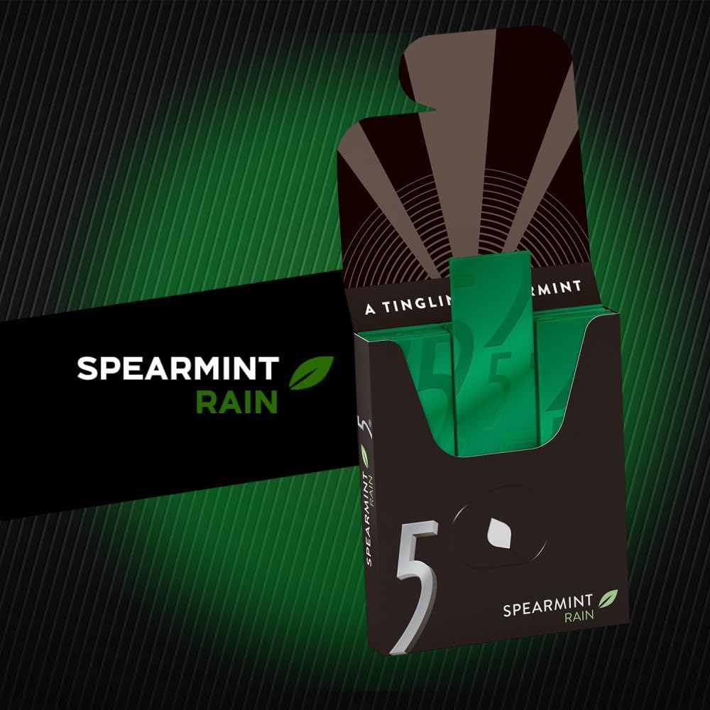 Generic 5 Gum sugar-free label close-up, clean and crisp design.