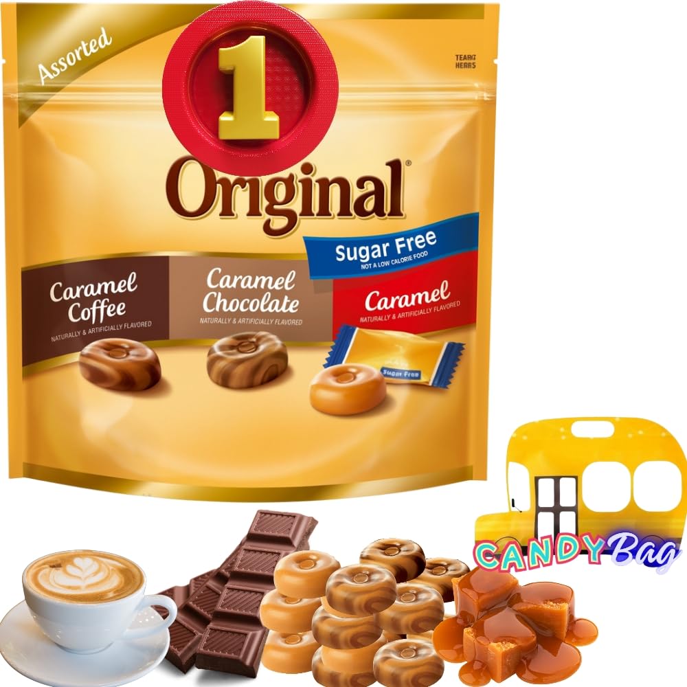 Generic All Original Sugar Free Candies bag chocolate showcases a sugar-free indulgence for on-the-go snacking.