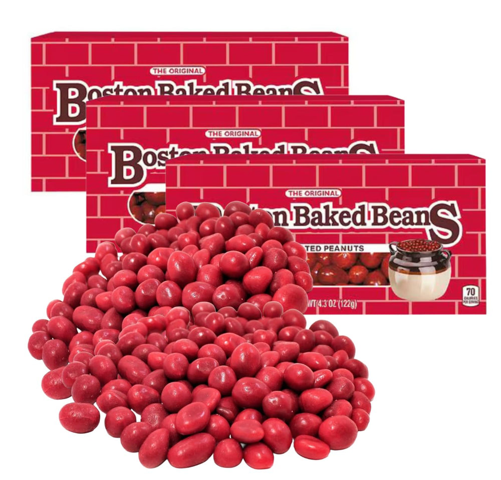 Generic Boston Baked Beans candy pack close-up, ideal for sharing.