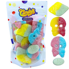Generic BUBS Sour Mix foam candies with soft texture, ideal for casual snacking.