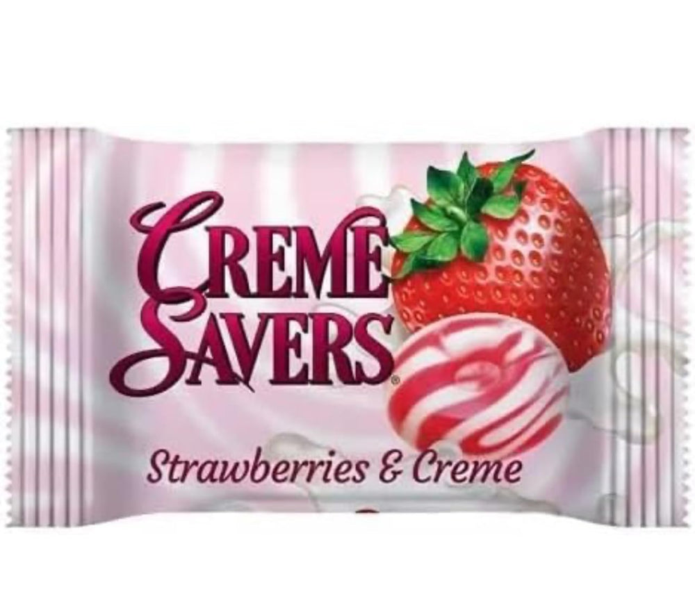 Generic Cream Savers portable snack ideal for desk, car, or purse.
