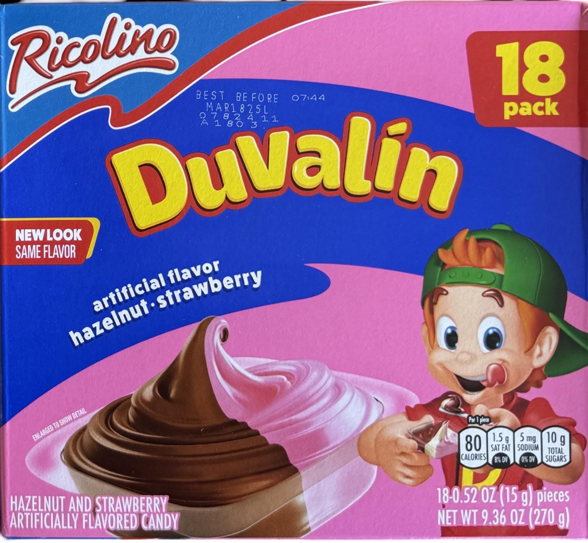 Generic Duvalin hazelnut strawberry warm nutty notes with fruity brightness