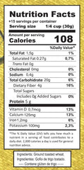 Generic Elba Mill gofio bag close-up reveals natural ingredients