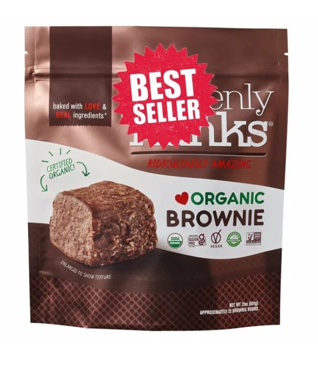 Generic Hunks Organic Brownie Cookies package highlights gluten-free, vegan indulgence.