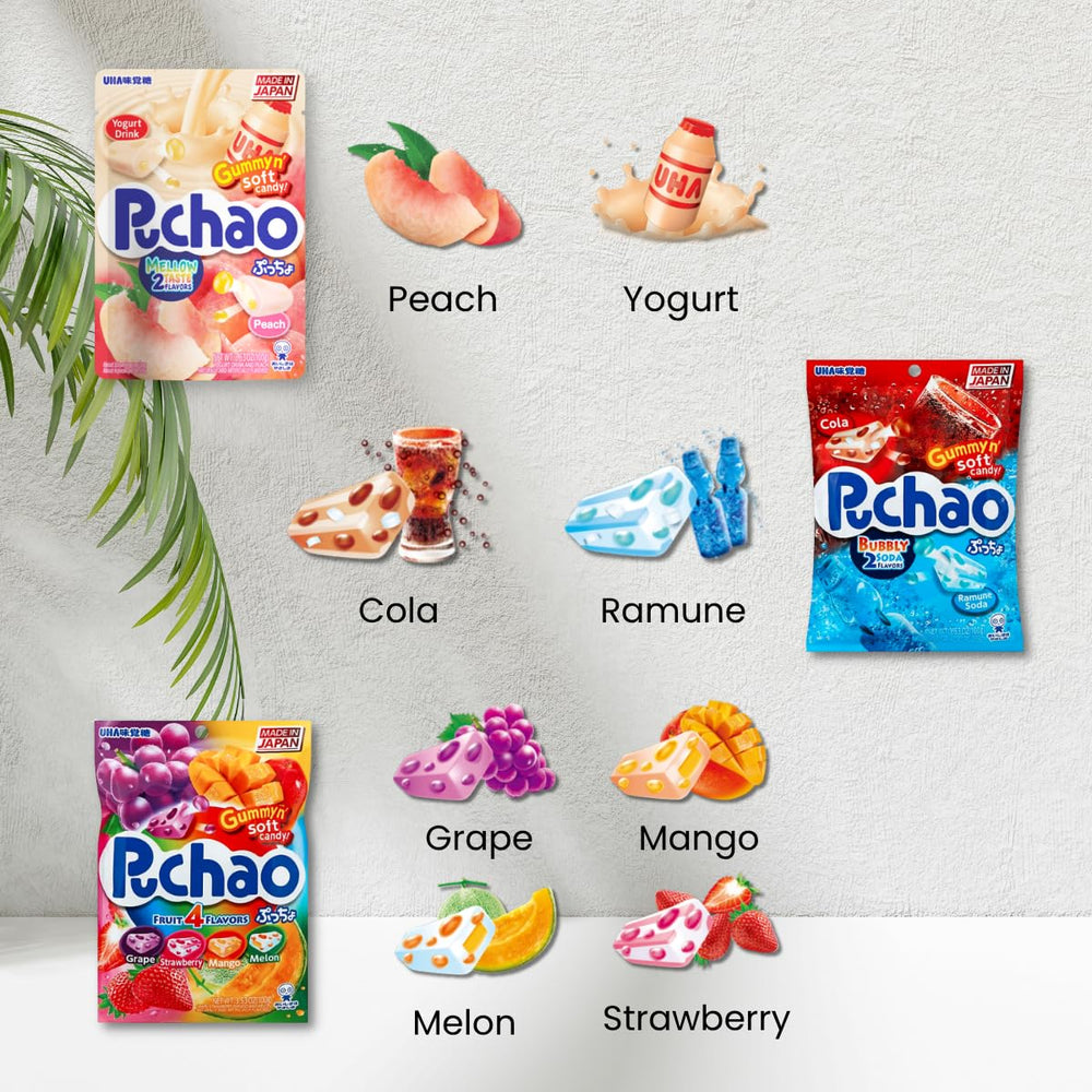 Puchao packaging showing authentic Japanese candy experience at home