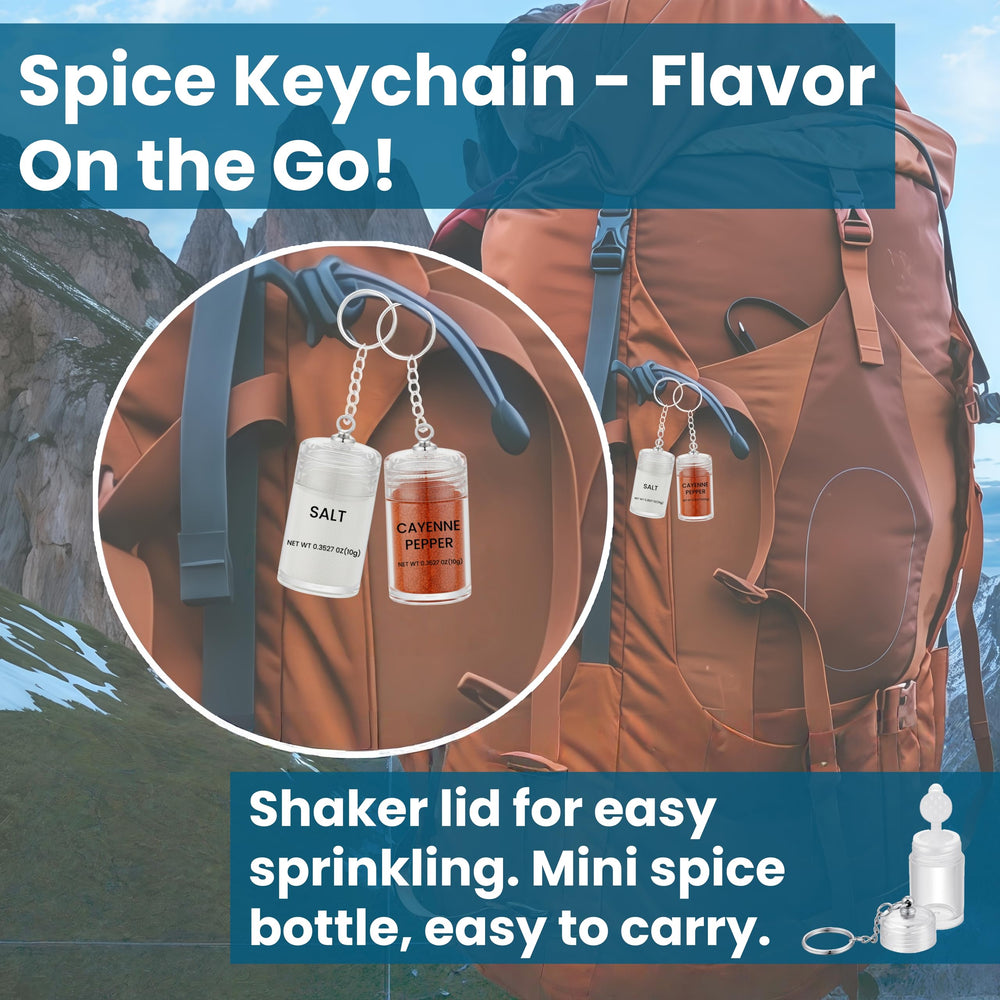 Generic mini salt keychain stickers pack for quick labeling on the go.