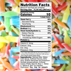 Generic Nik-L-Nips closeup reveals juicy liquid candy with vivid flavors for tastings.