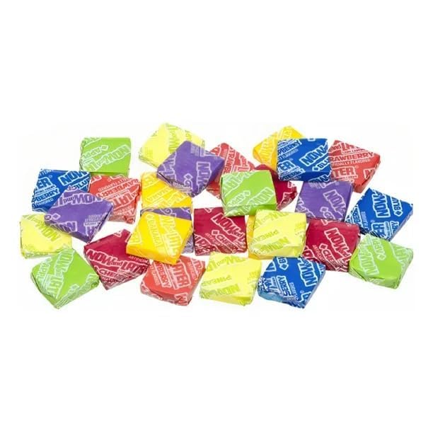 Generic Now and Later 24-pack six pieces each in vivid wrappers for parties.